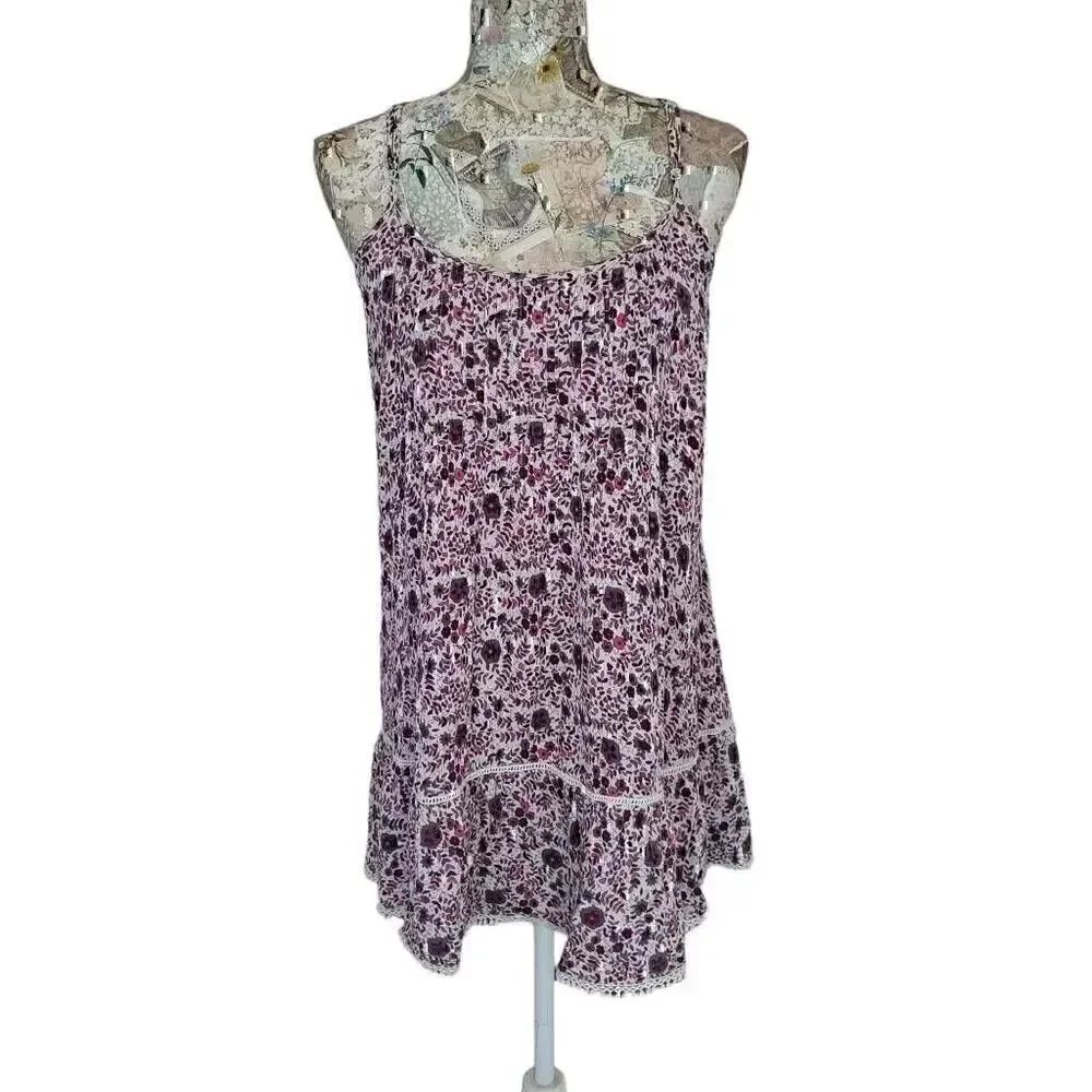 American Eagle Outfitters Short Ditsy Floral Cottagecore Casual Beach Sun Dress - Picture 13 of 13